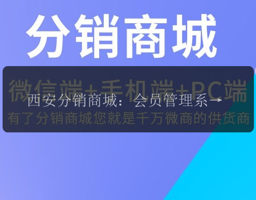 西安分销商城：会员管理系统，提升用户忠诚度与复购率